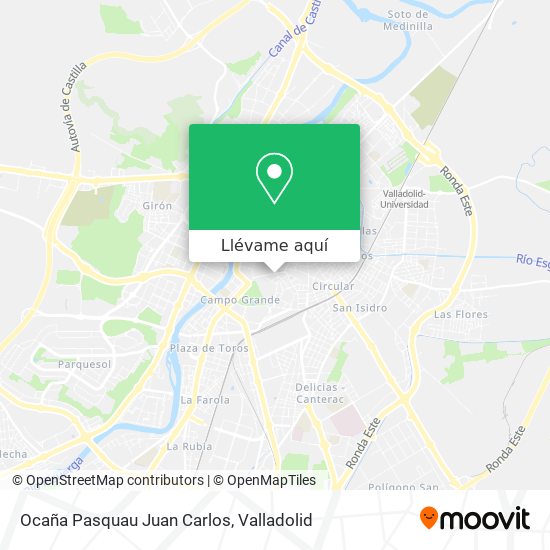 Mapa Ocaña Pasquau Juan Carlos