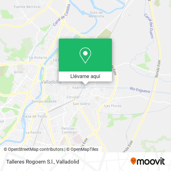 Mapa Talleres Rogoem S.l.