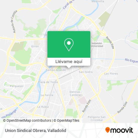 Mapa Union Sindical Obrera