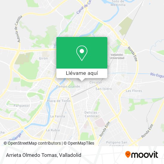 Mapa Arrieta Olmedo Tomas