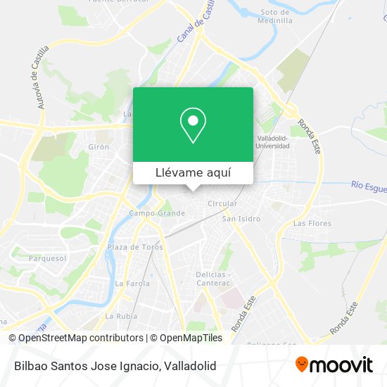Mapa Bilbao Santos Jose Ignacio