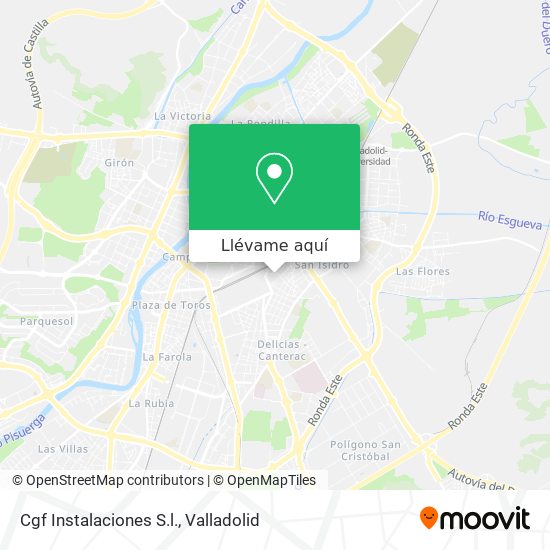 Mapa Cgf Instalaciones S.l.
