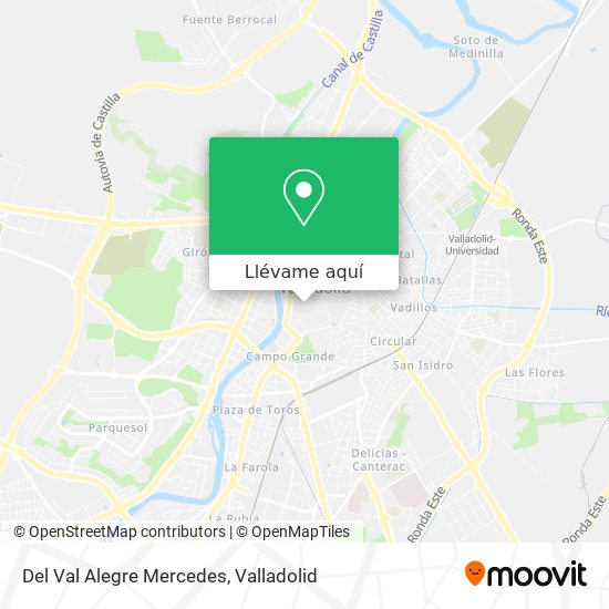 Mapa Del Val Alegre Mercedes