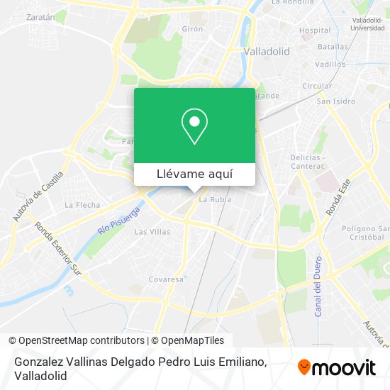 Mapa Gonzalez Vallinas Delgado Pedro Luis Emiliano