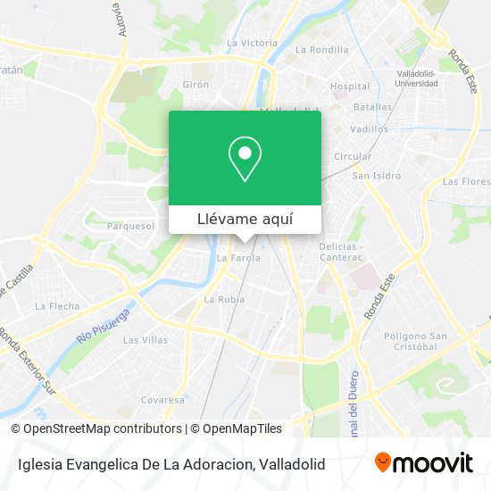 Mapa Iglesia Evangelica De La Adoracion