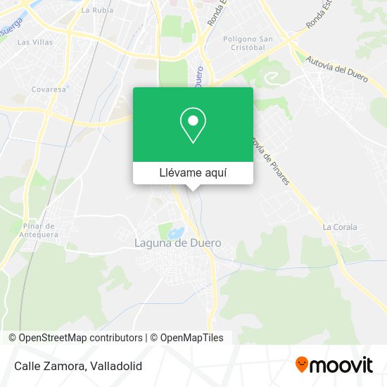 Mapa Calle Zamora