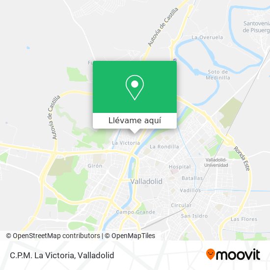Mapa C.P.M. La Victoria