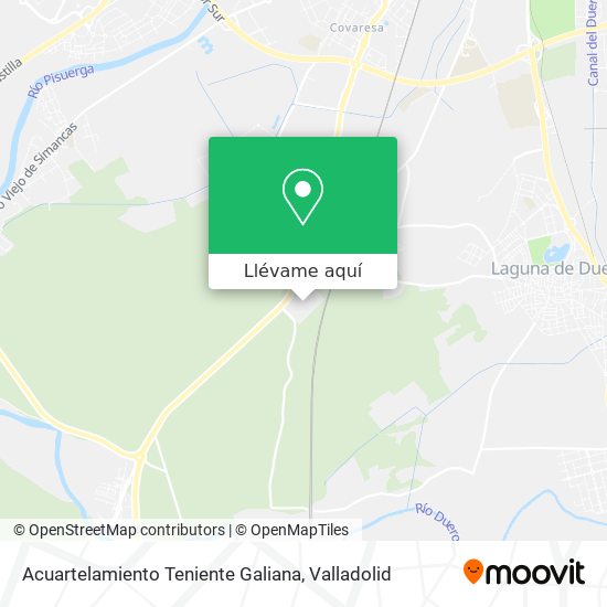 Mapa Acuartelamiento Teniente Galiana