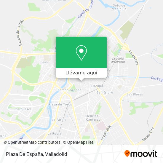 ¿Cómo llegar a Plaza De España en Valladolid en Autobús?