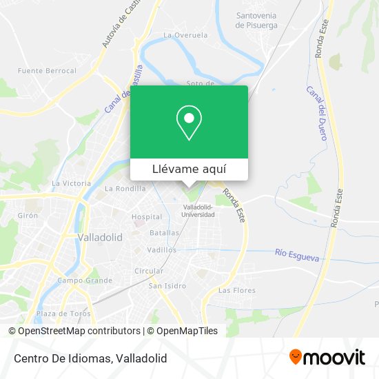 Mapa Centro De Idiomas