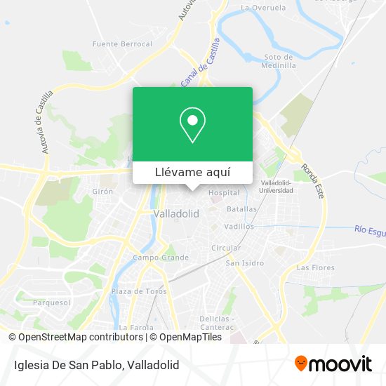 Mapa Iglesia De San Pablo