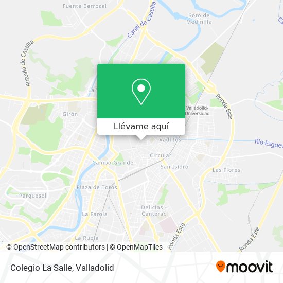 Mapa Colegio La Salle