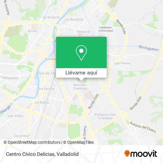 Mapa Centro Cívico Delicias
