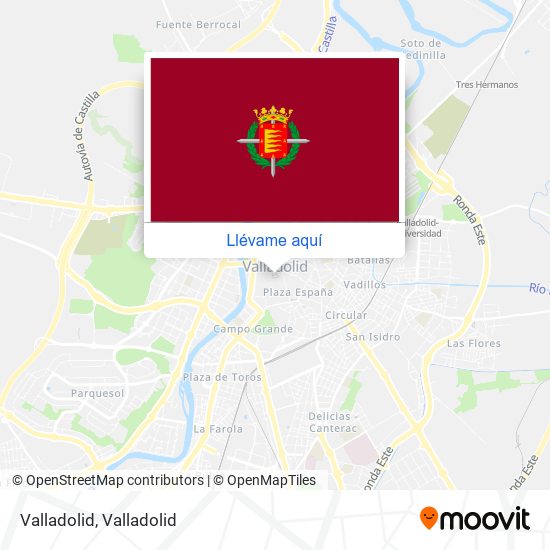 Mapa Valladolid