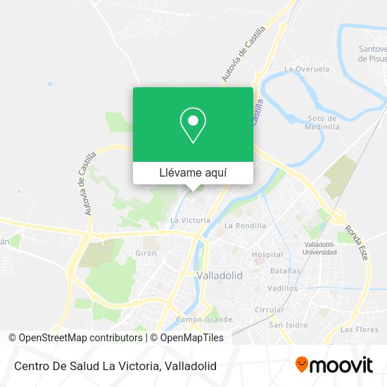 Mapa Centro De Salud La Victoria