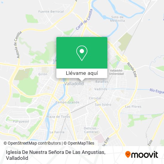 Mapa Iglesia De Nuestra Señora De Las Angustias