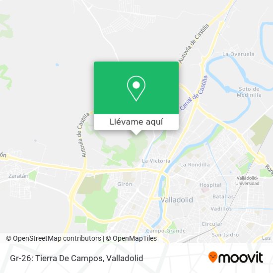 Mapa Gr-26: Tierra De Campos