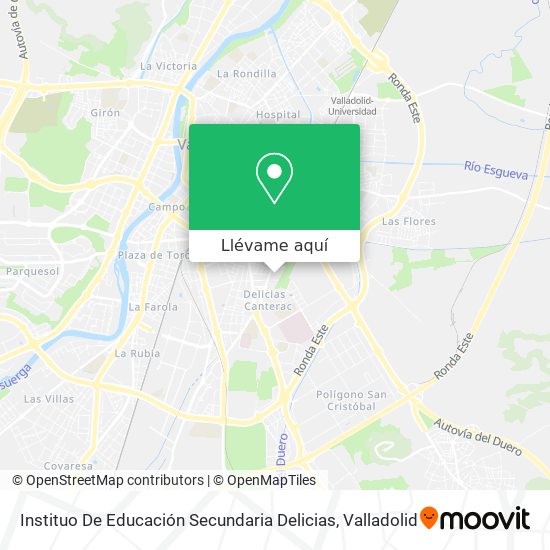 Mapa Instituo De Educación Secundaria Delicias