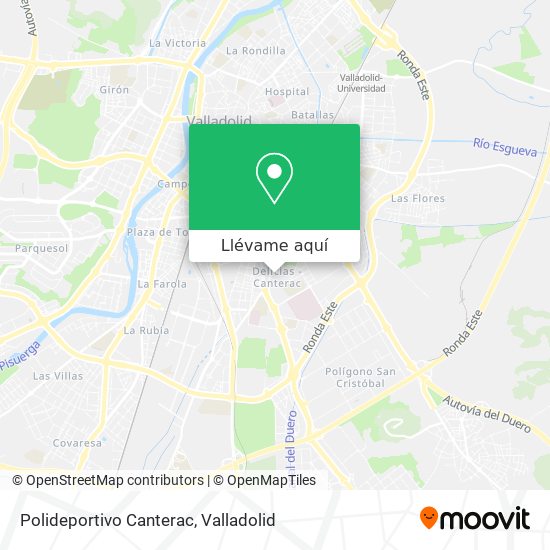 Mapa Polideportivo Canterac