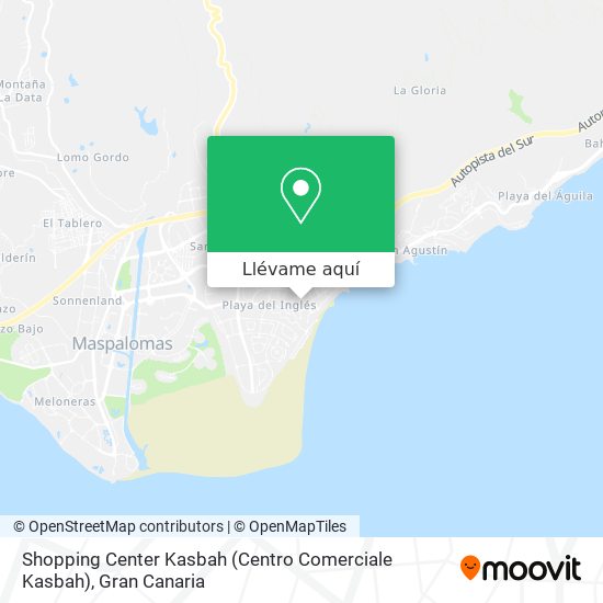 Mapa Shopping Center Kasbah (Centro Comerciale Kasbah)