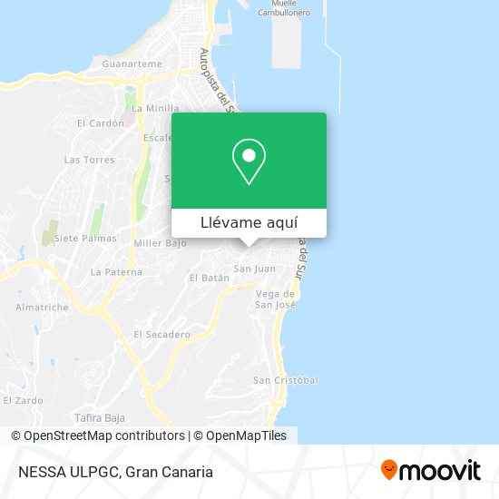 Mapa NESSA ULPGC