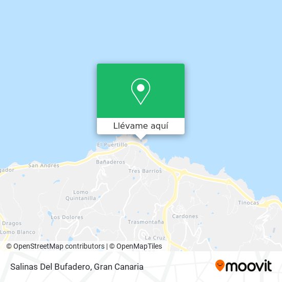 Mapa Salinas Del Bufadero