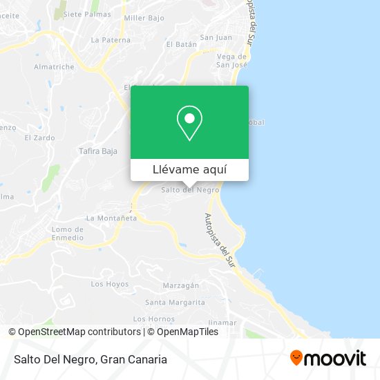 Mapa Salto Del Negro