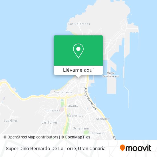 Mapa Super Dino Bernardo De La Torre