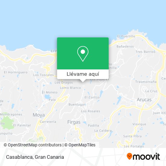 Mapa Casablanca