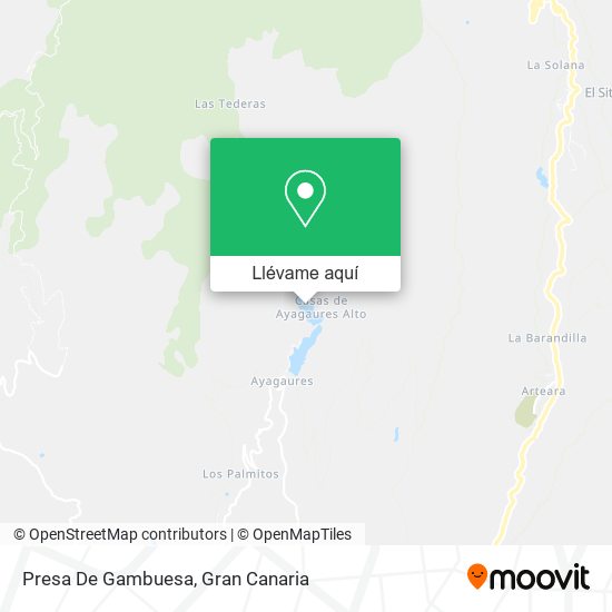 Mapa Presa De Gambuesa