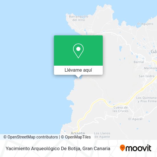 Mapa Yacimiento Arqueológico De Botija