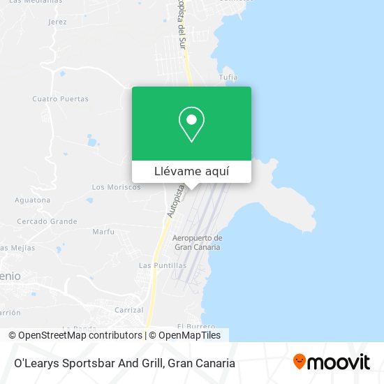 Mapa O'Learys Sportsbar And Grill