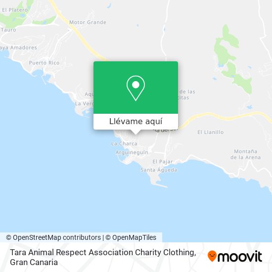 Mapa Tara Animal Respect Association Charity Clothing
