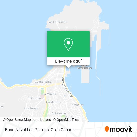Molestar Mamut Inyección Cómo llegar a Base Naval Las Palmas en Gran Canaria en Autobús?