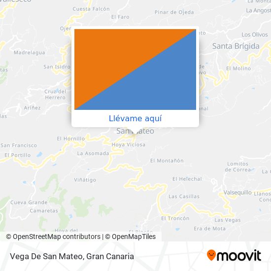 Mapa Vega De San Mateo