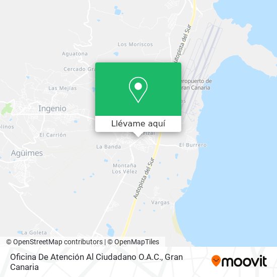 Mapa Oficina De Atención Al Ciudadano O.A.C.