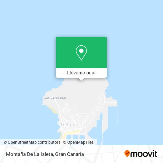 Mapa Montaña De La Isleta