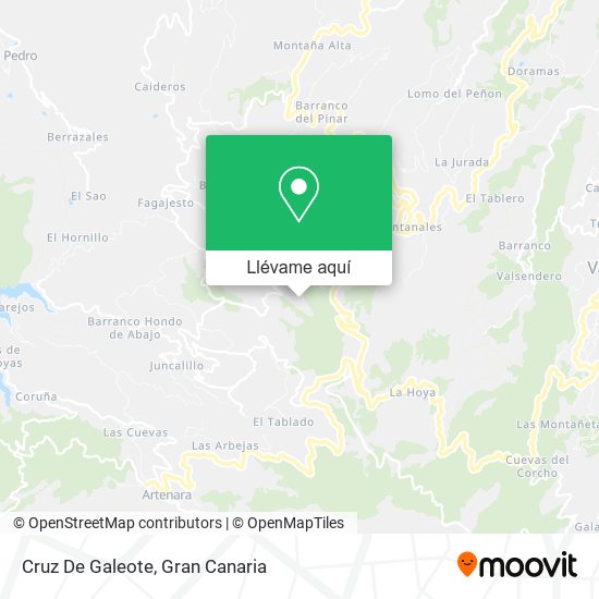 Mapa Cruz De Galeote