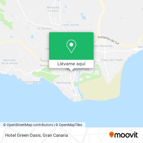 Mapa Hotel Green Oasis