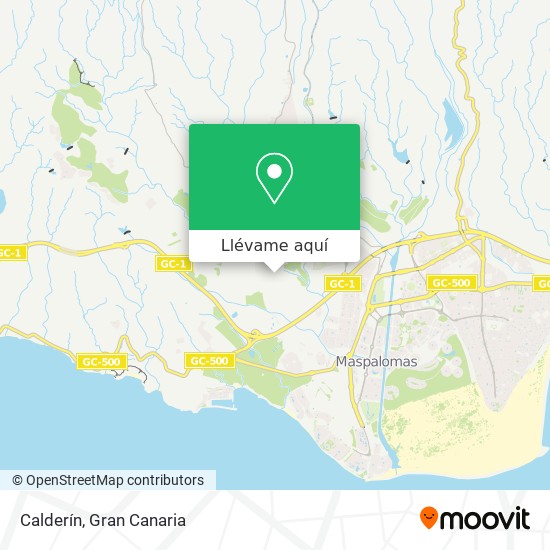 Mapa Calderín