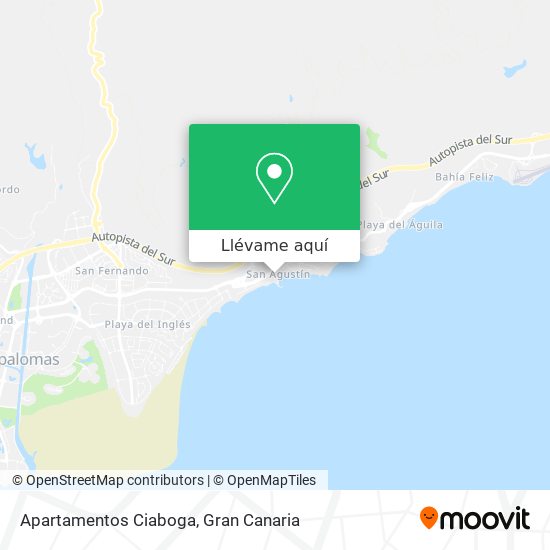 Mapa Apartamentos Ciaboga
