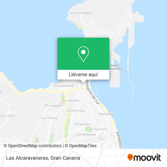Mapa Las Alcaravaneras