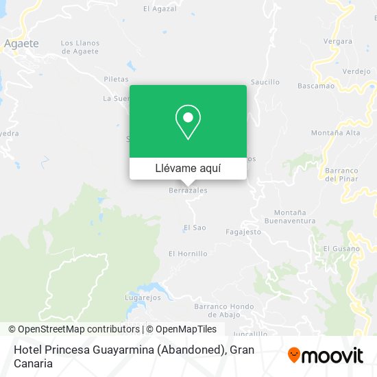 Mapa Hotel Princesa Guayarmina (Abandoned)