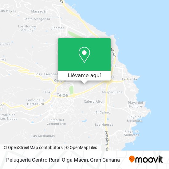 Mapa Peluquería Centro Rural Olga Macin