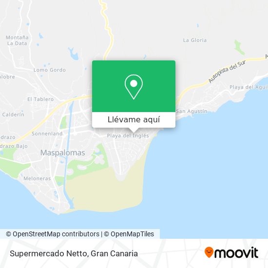 Mapa Supermercado Netto