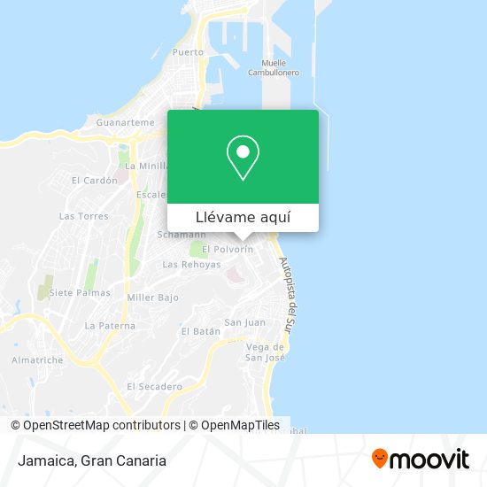 Mapa Jamaica