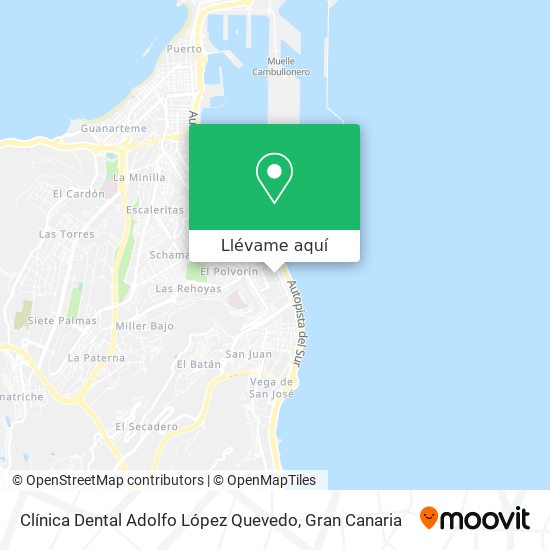 Mapa Clínica Dental Adolfo López Quevedo