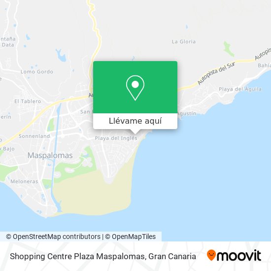 Mapa Shopping Centre Plaza Maspalomas