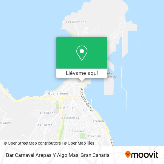 Mapa Bar Carnaval Arepas Y Algo Mas