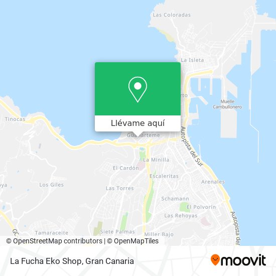 Mapa La Fucha Eko Shop